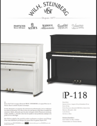 Piano Wilh Steinberg P 118 La Mi du Piano
