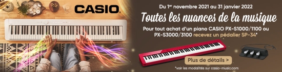 Promotion piano Casio La Mi du Piano